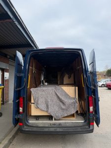 Courier loading in Bolton