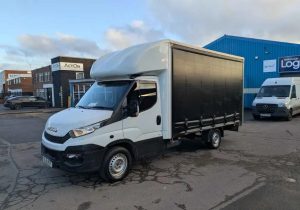 Specialist vehicle loading an urgent delivery